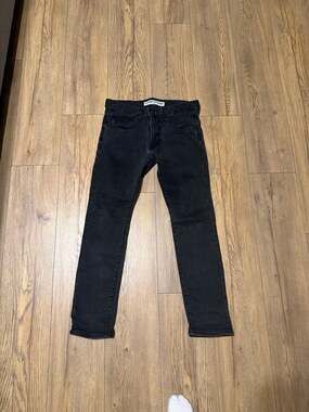 Express Rocco Black Slim Fit Skinny Leg Jeans 30x30